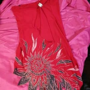 one side over shoulder shirt
